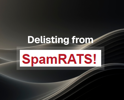 SpamRats Dynamic Blacklist Check &amp; Removal Process